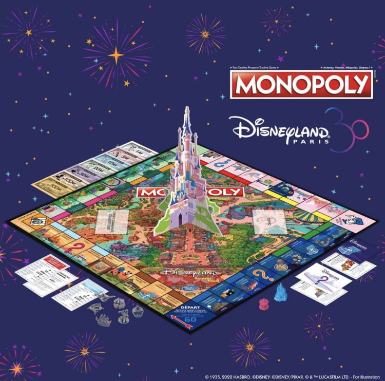 Wereldrecord Guinness Book overspringen Hijgend Monopoly spel van Disneyland Paris voor de 30e verjaardag vanaf 20 oktober  2022 verkrijgbaar - Disneyland Parijs - DiscoverTheMagic.nl