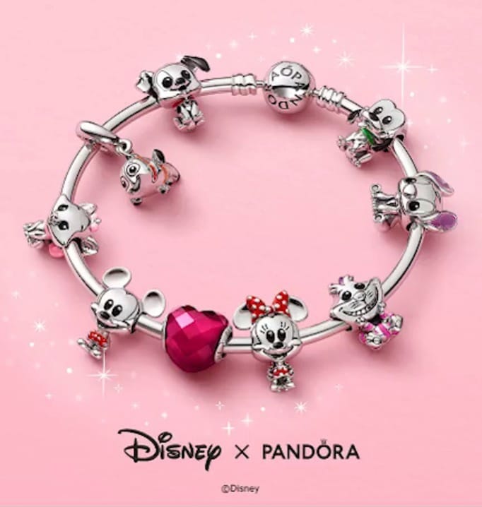Pandora Jewelry lanceert nieuwe Disney sieraden en opent winkel in
