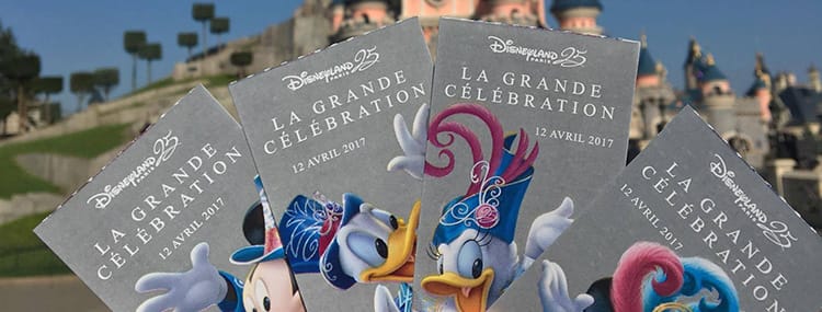 Exclusieve shows tijdens officiële 25e verjaardag op 12 april 2017 in Disneyland Paris