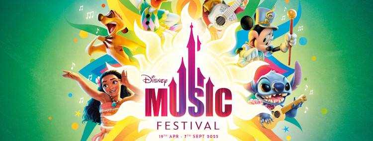 Disney Music Festival in Disneyland Paris met shows en parade van 19 april t/m 7 september 2025