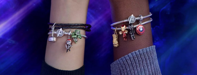 Pandora Jewelry lanceert nieuwe Marvel sieraden met o.a. Captain America en Iron Man