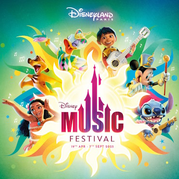 Disney Music Festival in Disneyland Paris met shows en parade van 19 april t/m 7 september 2025