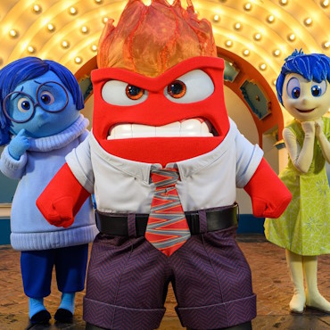 Figuren uit Pixar's Inside Out komen naar Disneyland Paris, zoals Joy, Sadness en Anger