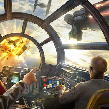 Nieuwe missie Millennium Falcon attractie met Mandalorian & Grogu in Walt Disney World